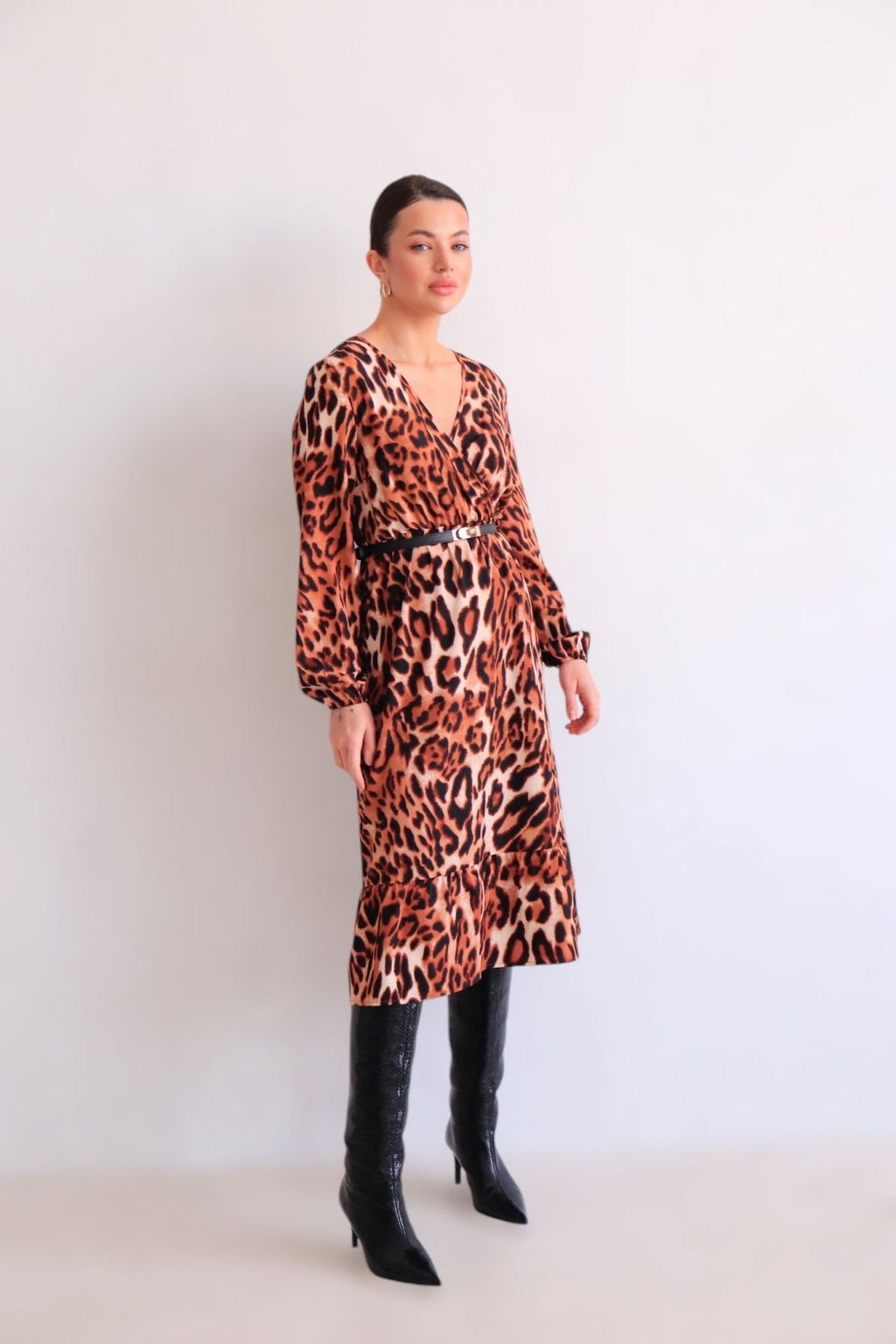 Martichelli Платье с анималистичным принтом  фото 4