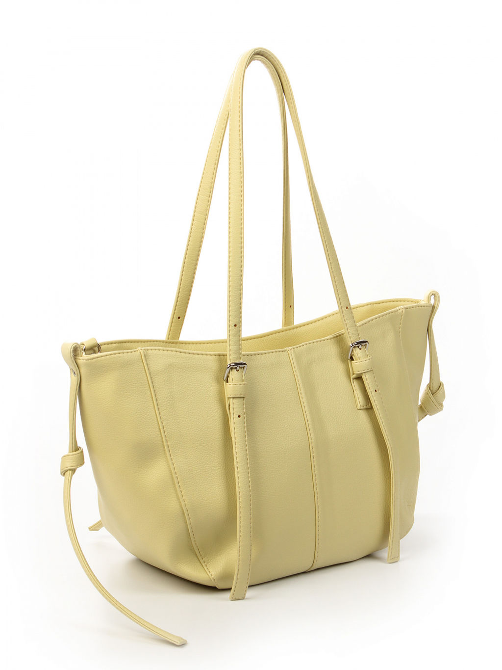 LACCOMA сумка Анна-бледно желтый эко кожа хлопок