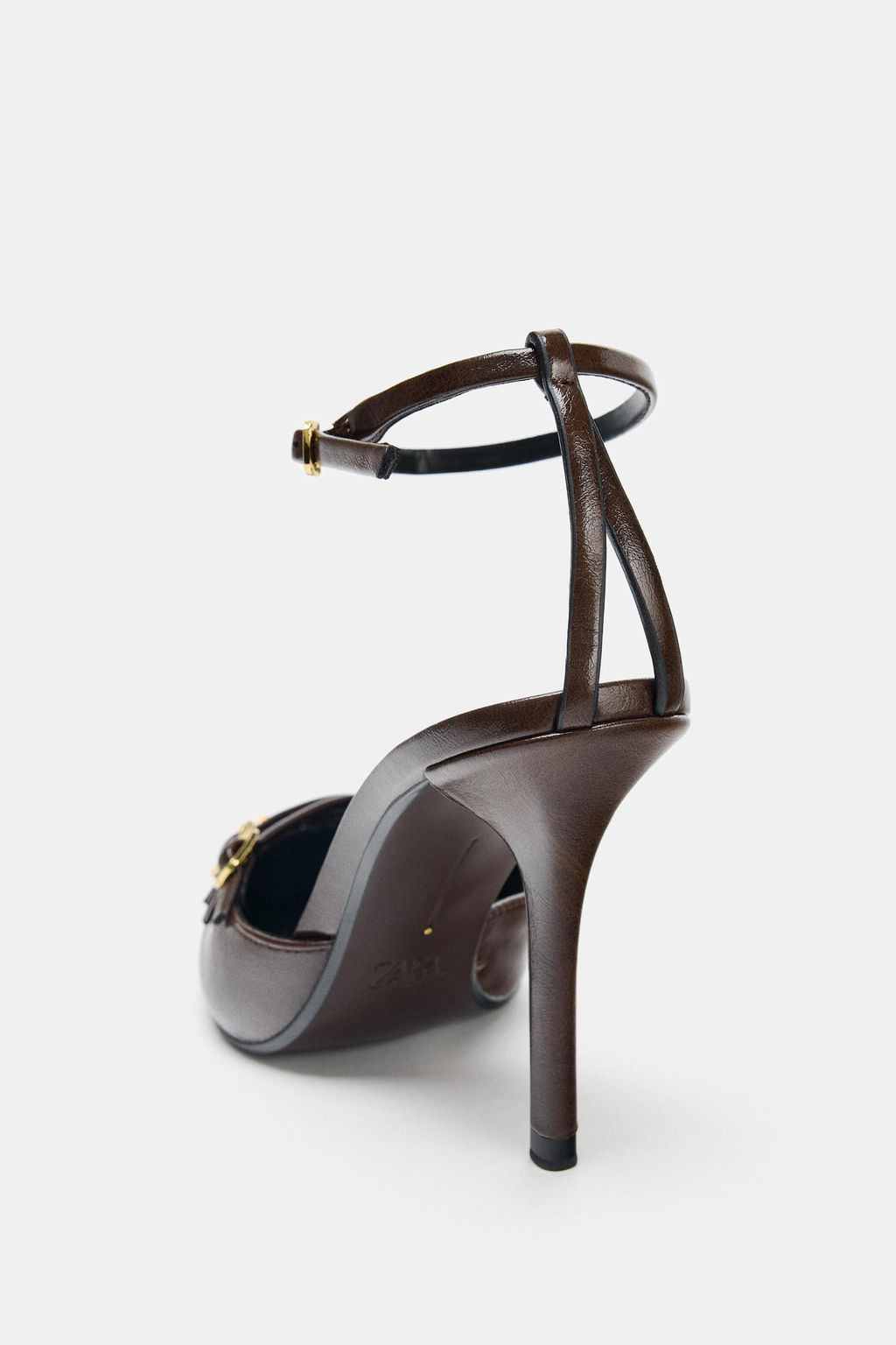 BUCKLED HIGH-HEEL SHOES - Zara фото 9