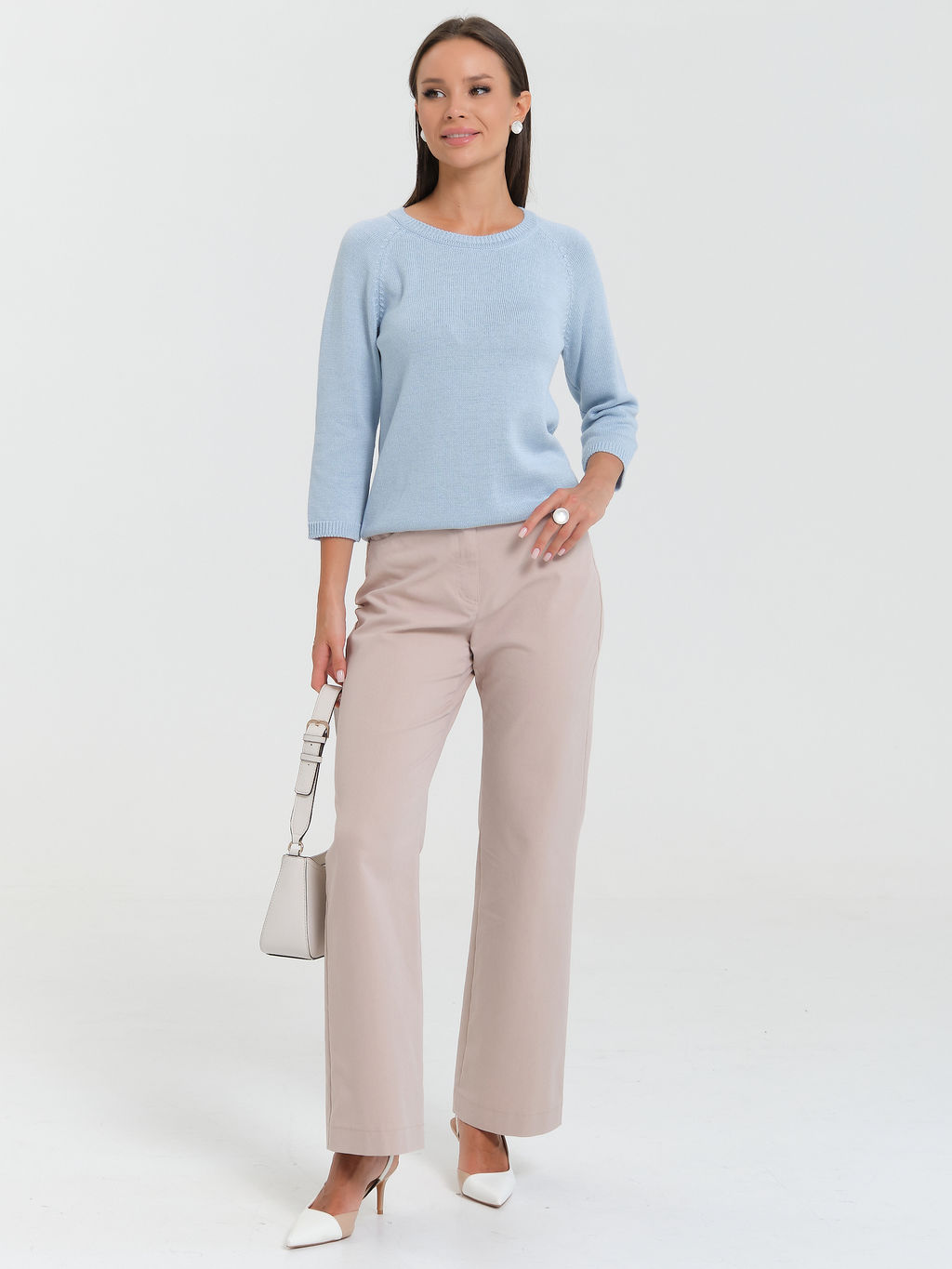 Джемпер вязаный с рукавом реглан - Stilla фото 2