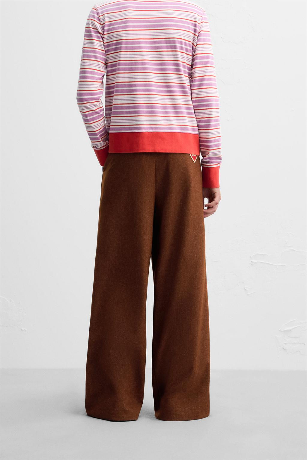 WIDE-LEG TROUSERS X HARRY LAMBERT - Zara фото 3