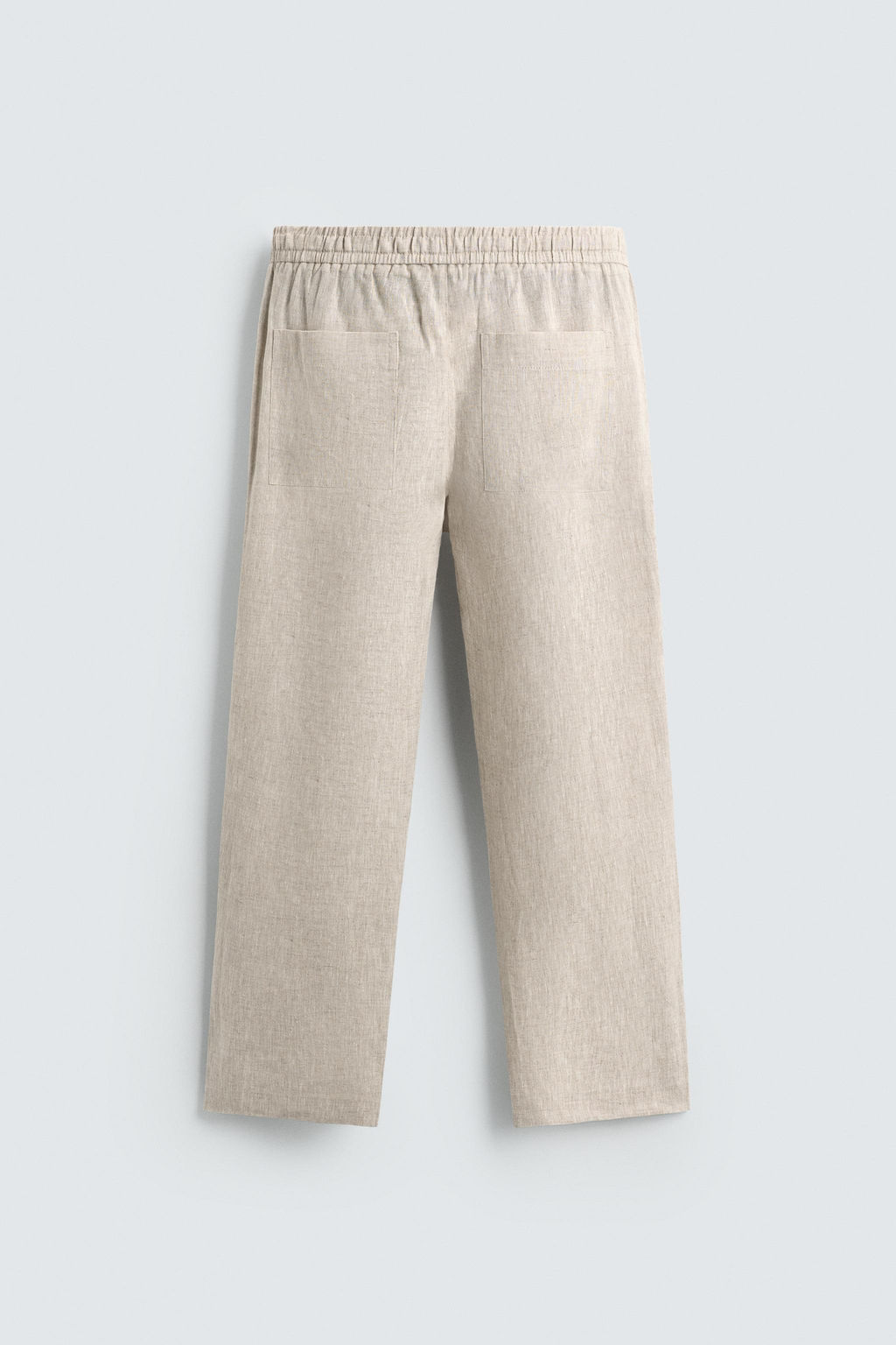 100% LINEN RELAXED FIT TROUSERS - Zara фото 17