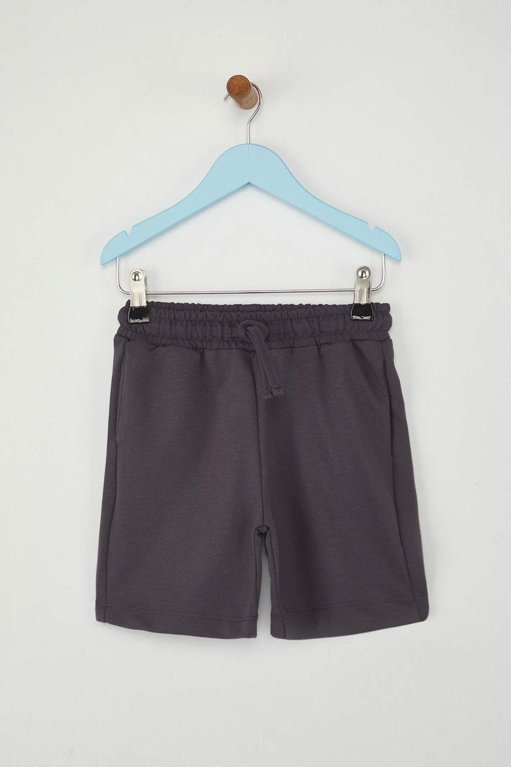 Siyah-K?rm?z? 2li Erkek Cocuk Pamuklu Basic Orme Sort & Bermuda TKDSS25SR00003 - Trendyolmilla фото 9