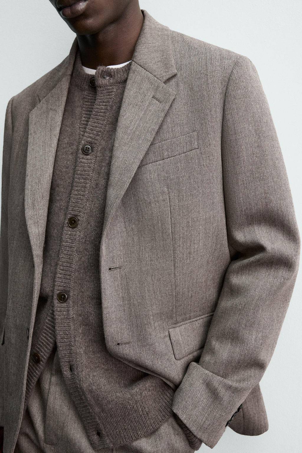 100% WOOL SUIT BLAZER - Zara фото 5