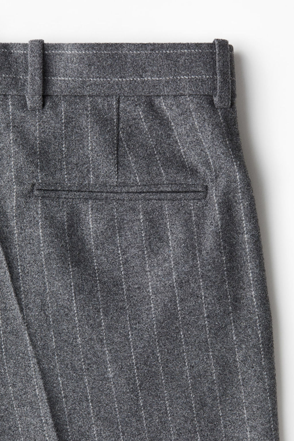 Pantalon de traje en mezcla de lana Relaxed Fit - H&m фото 7