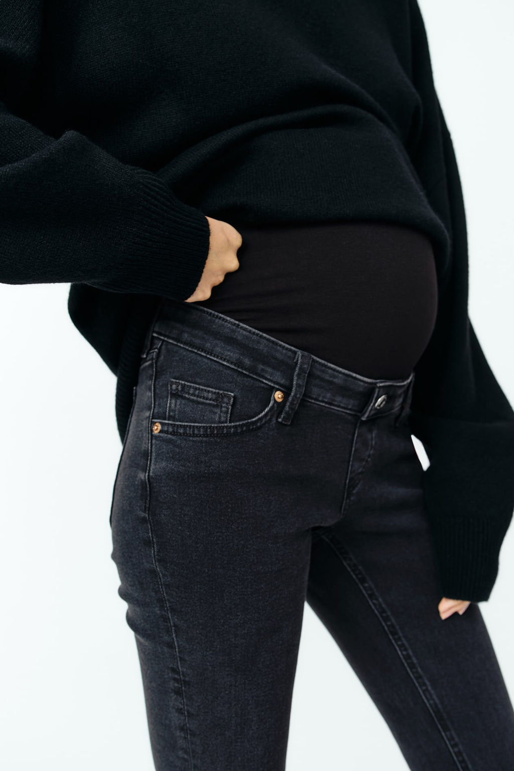 MAMA Slim Flared Jeans - H&m фото 2