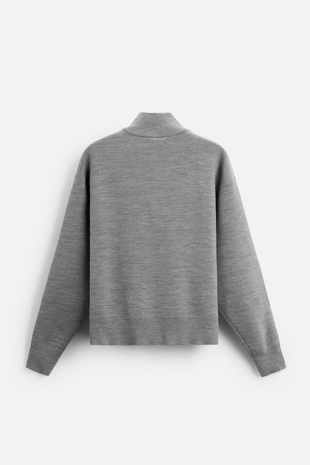 QUARTER ZIP JUMPER - Zara фото 24