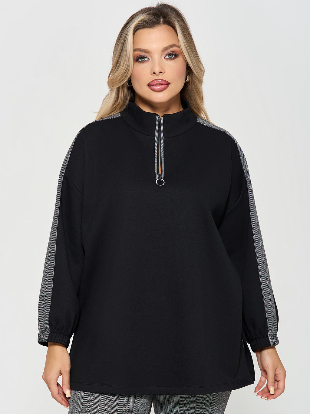 Джемпер 0431-1с черный