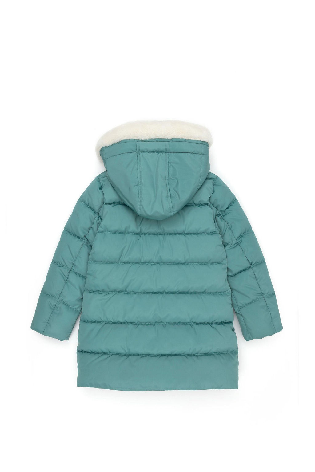 U. S. Polo Assn Мятное пальто с капюшоном для девочки - U.s. polo assn фото 2