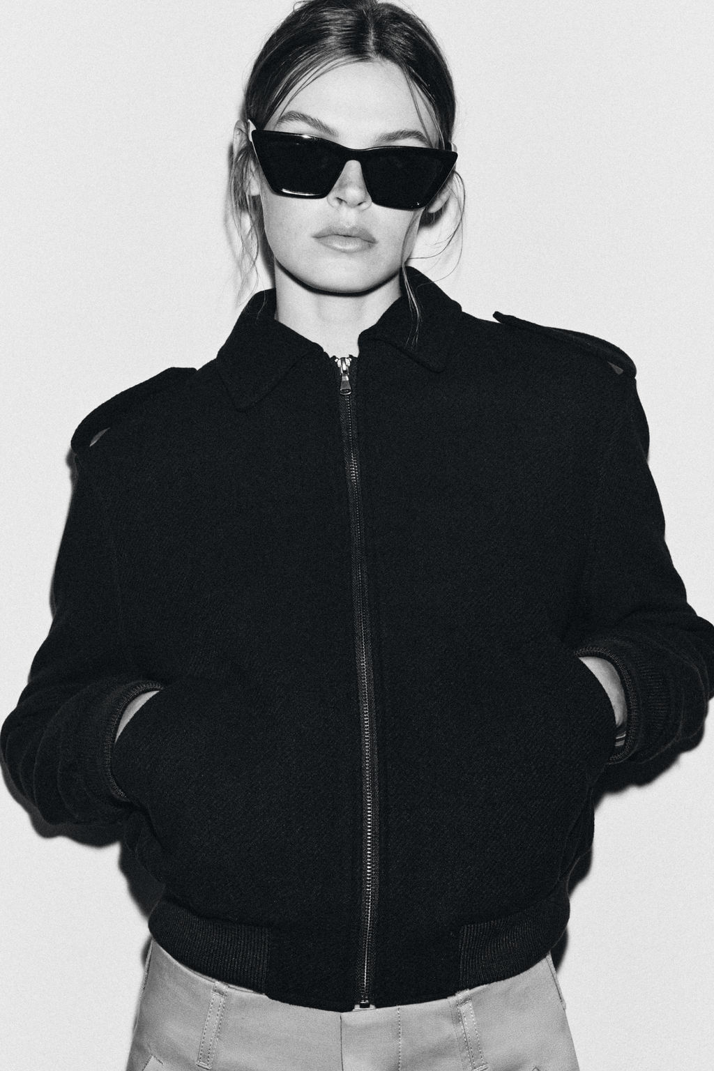 ZW COLLECTION WOOL JACKET - Zara фото 11