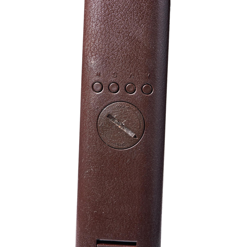 TLD-551 Brown/LED/450Lm/3000-6000K/Dimmer/USB Светильник настольный c часами, календарем, термометром, 9W. Сенсорный выключатель. Коричневый (стилизован под кожу). TM Uniel.
