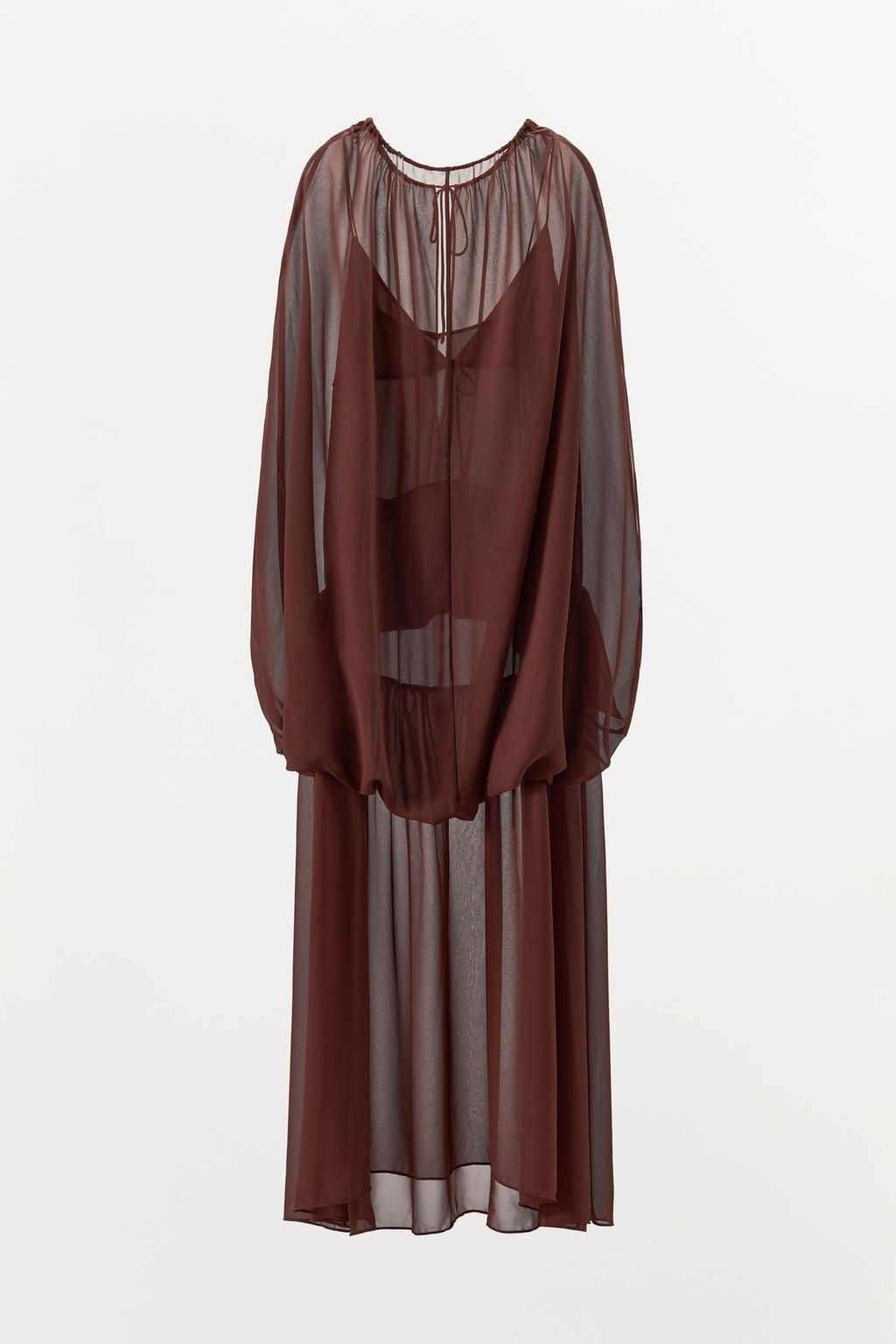FLOWING MAXI DRESS - Zara фото 7