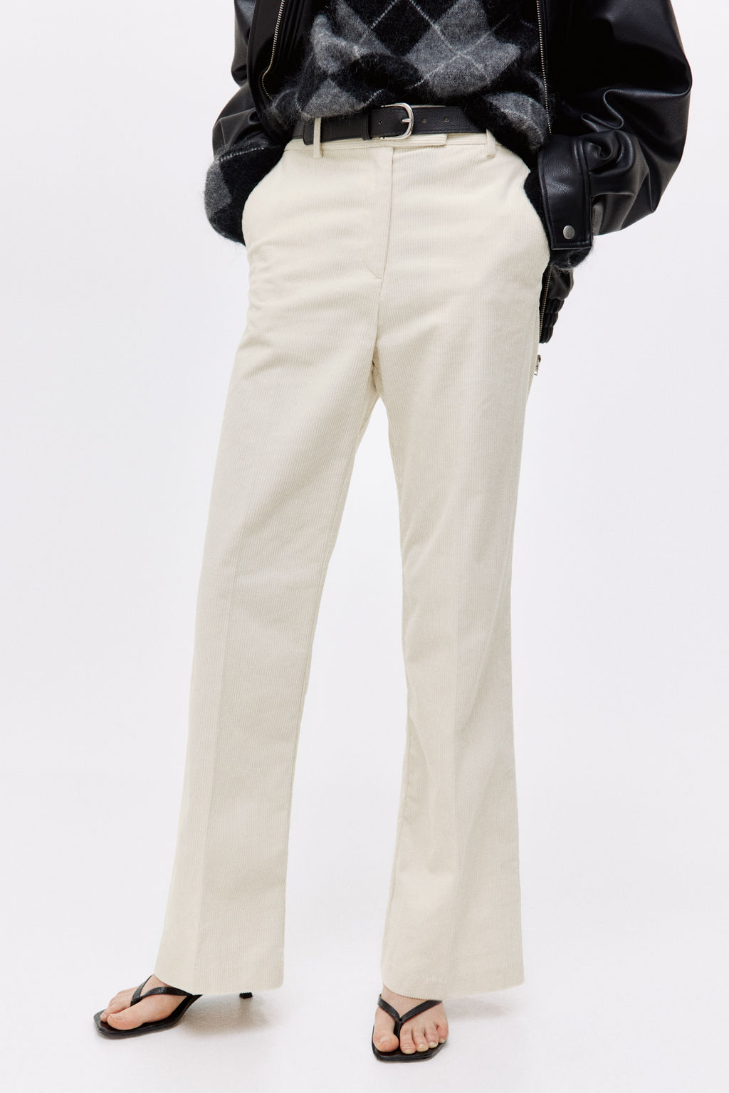 Pantal?n bootcut de pana - H&m фото 8
