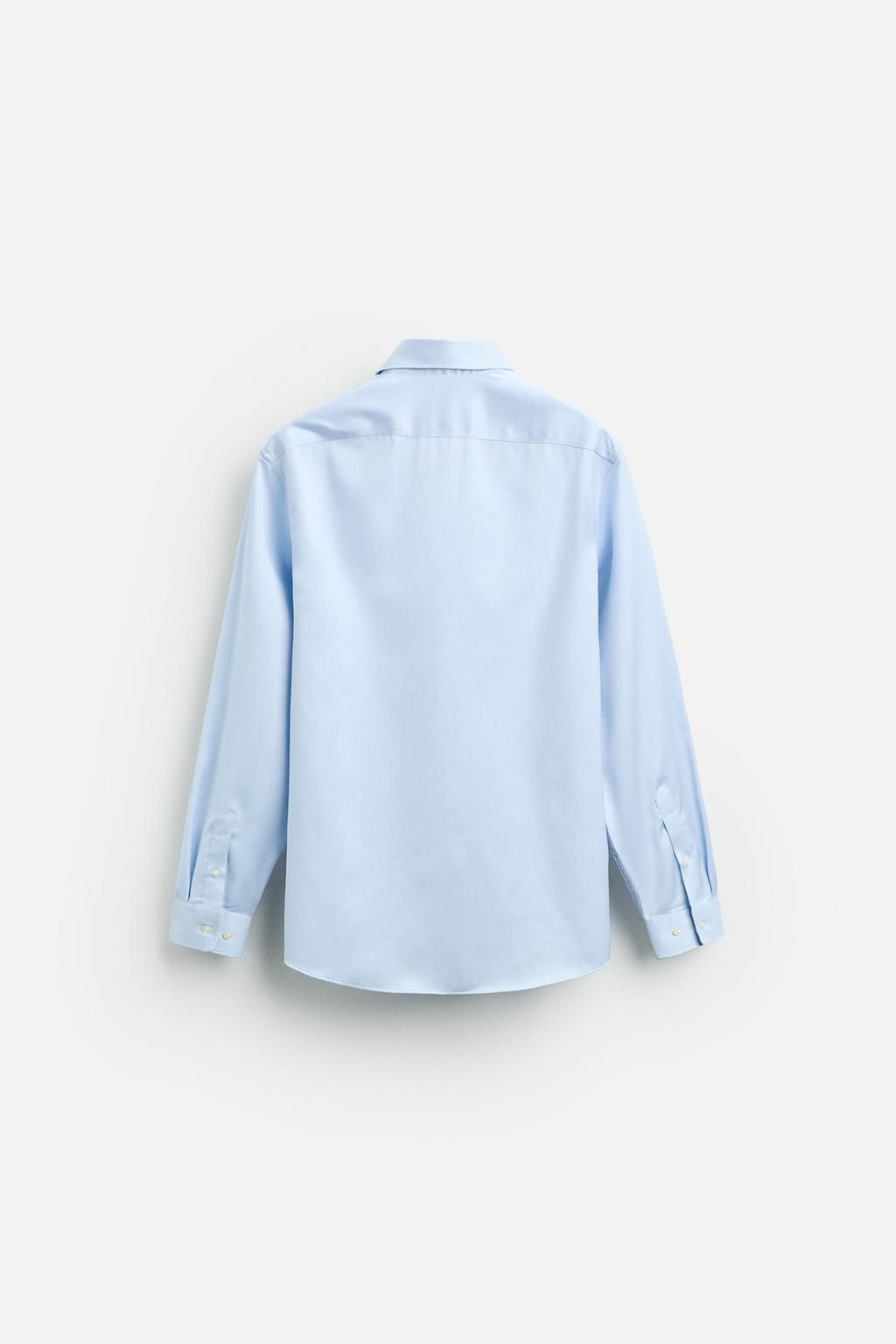 TEXTURED TWILL SHIRT - Zara фото 8