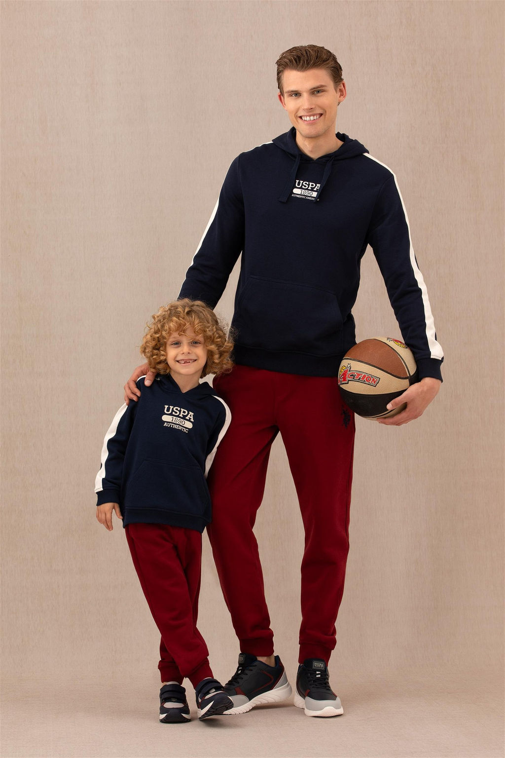 U. S. Polo Assn Мужская темно-синяя толстовка с капюшоном - U.s. polo assn фото 8