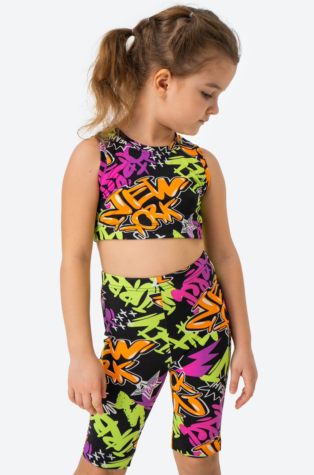 Летний костюм из бамбука для девочки Happyfox