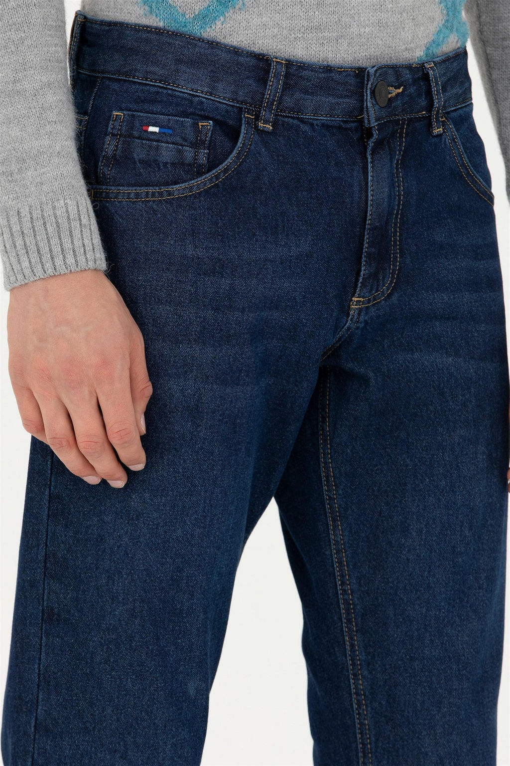 Мужские синие джинсовые брюки - U.s. polo assn фото 6