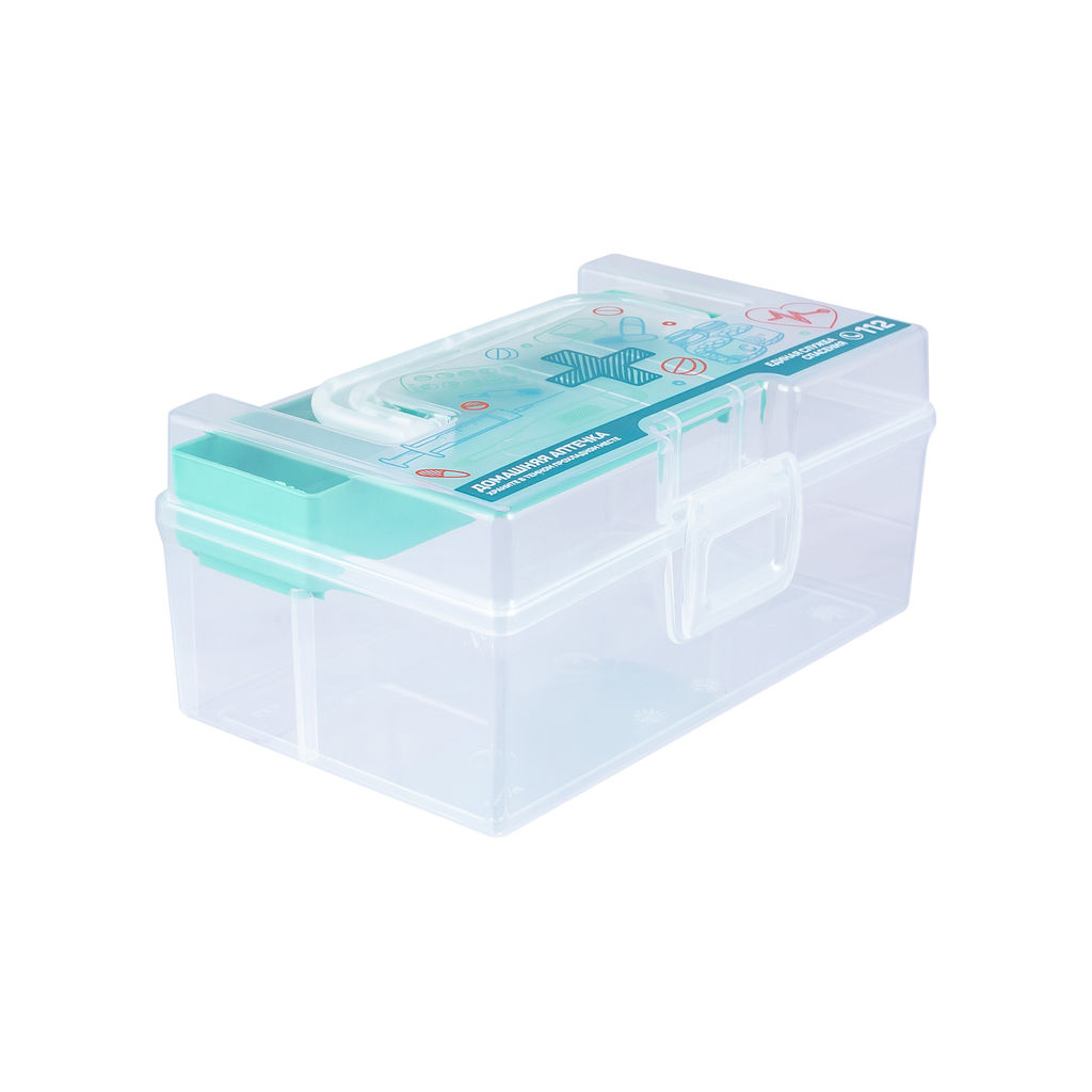 Контейнер для аптечки с вкладышем "Аптечка дорожная" 170*108*78 0,8л арт. С30903, С30902