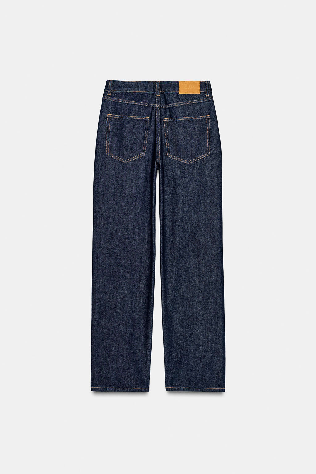 JEANS Z.03 STRAIGHT HIGH-WAIST LONG LENGTH - Zara фото 21