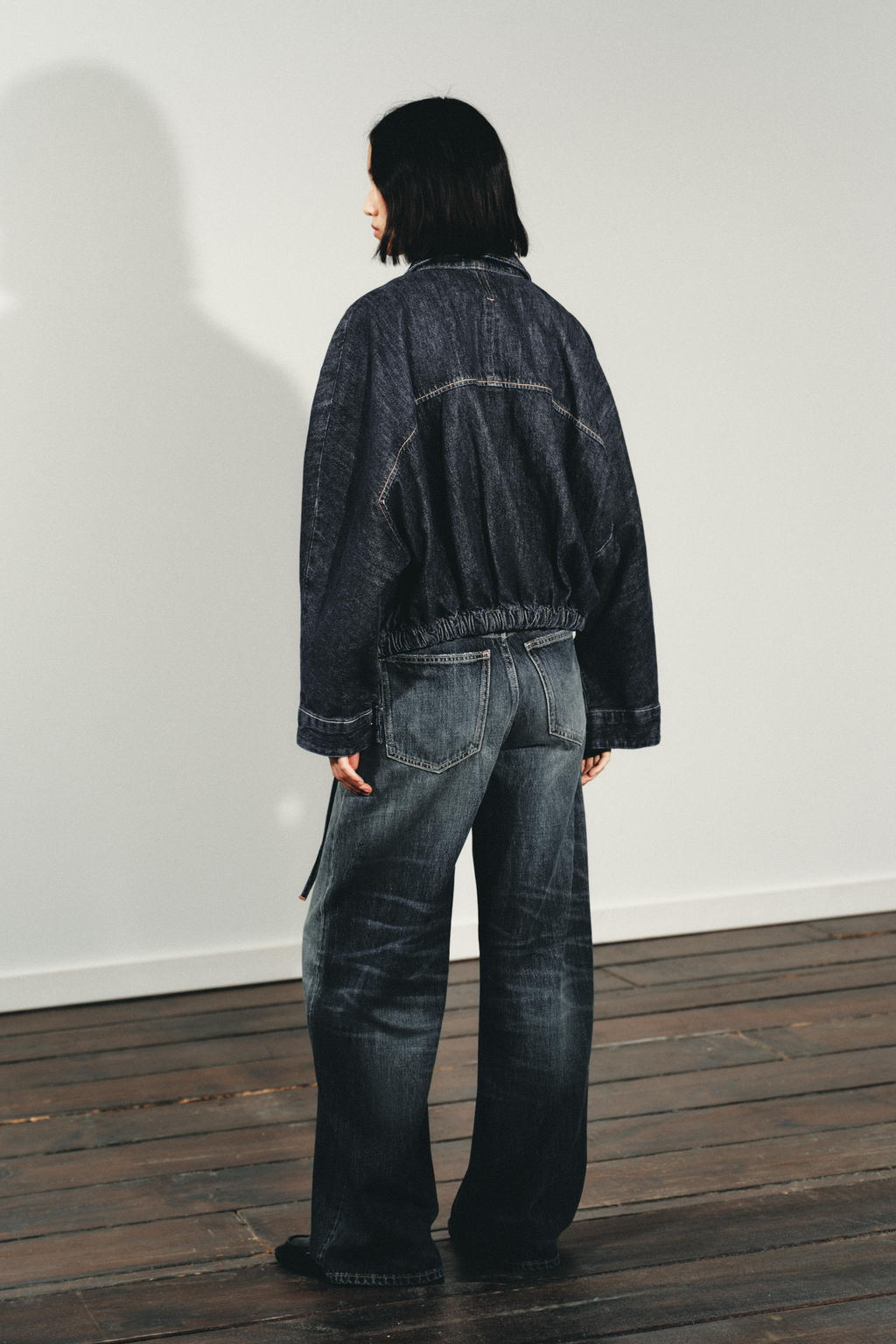 TRF EXTRA WIDE-LEG HIGH-WAIST JEANS - Zara фото 5