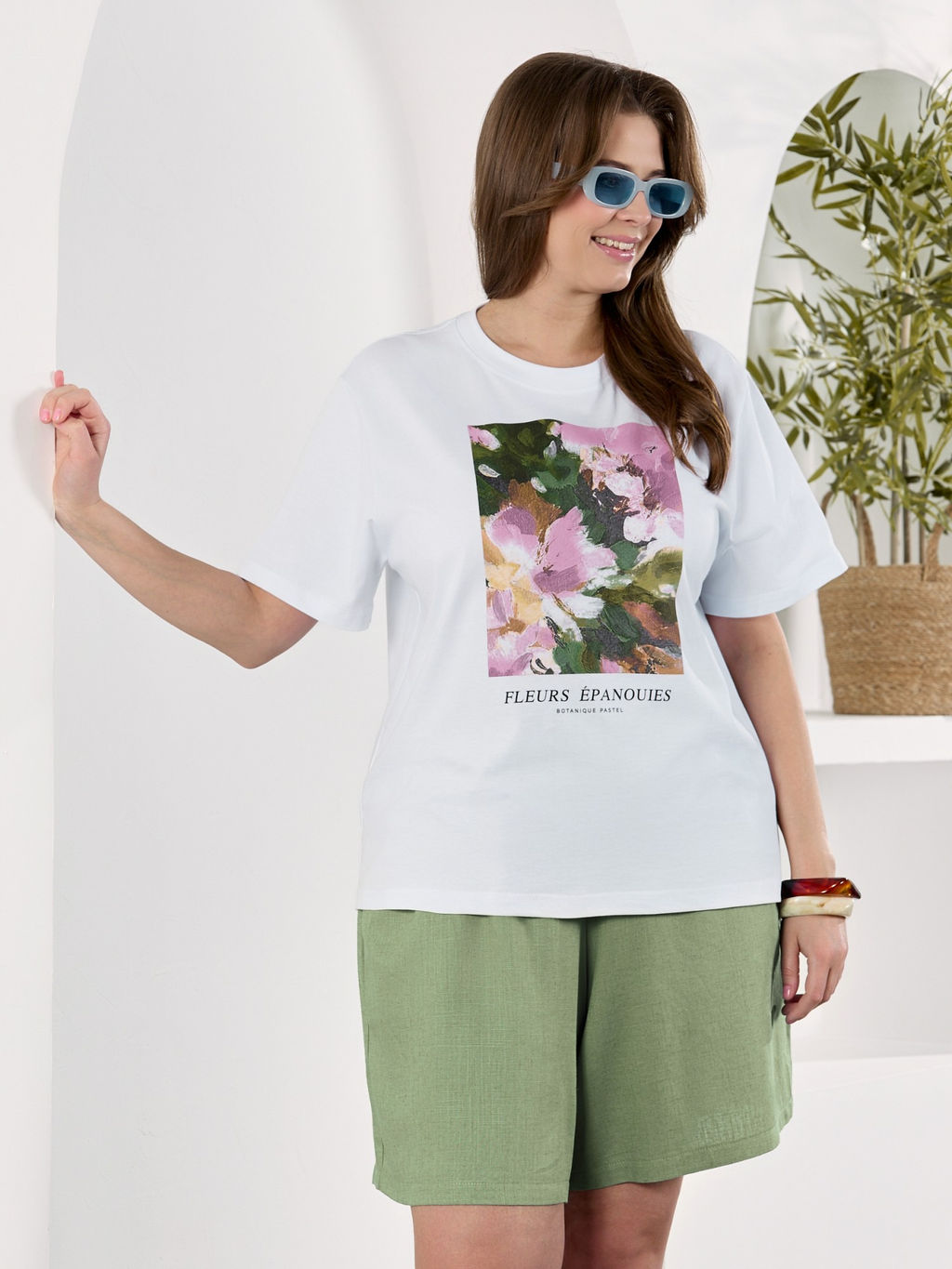 Шорты Камео-3 из вискозы со льном - Виотекс фото 72