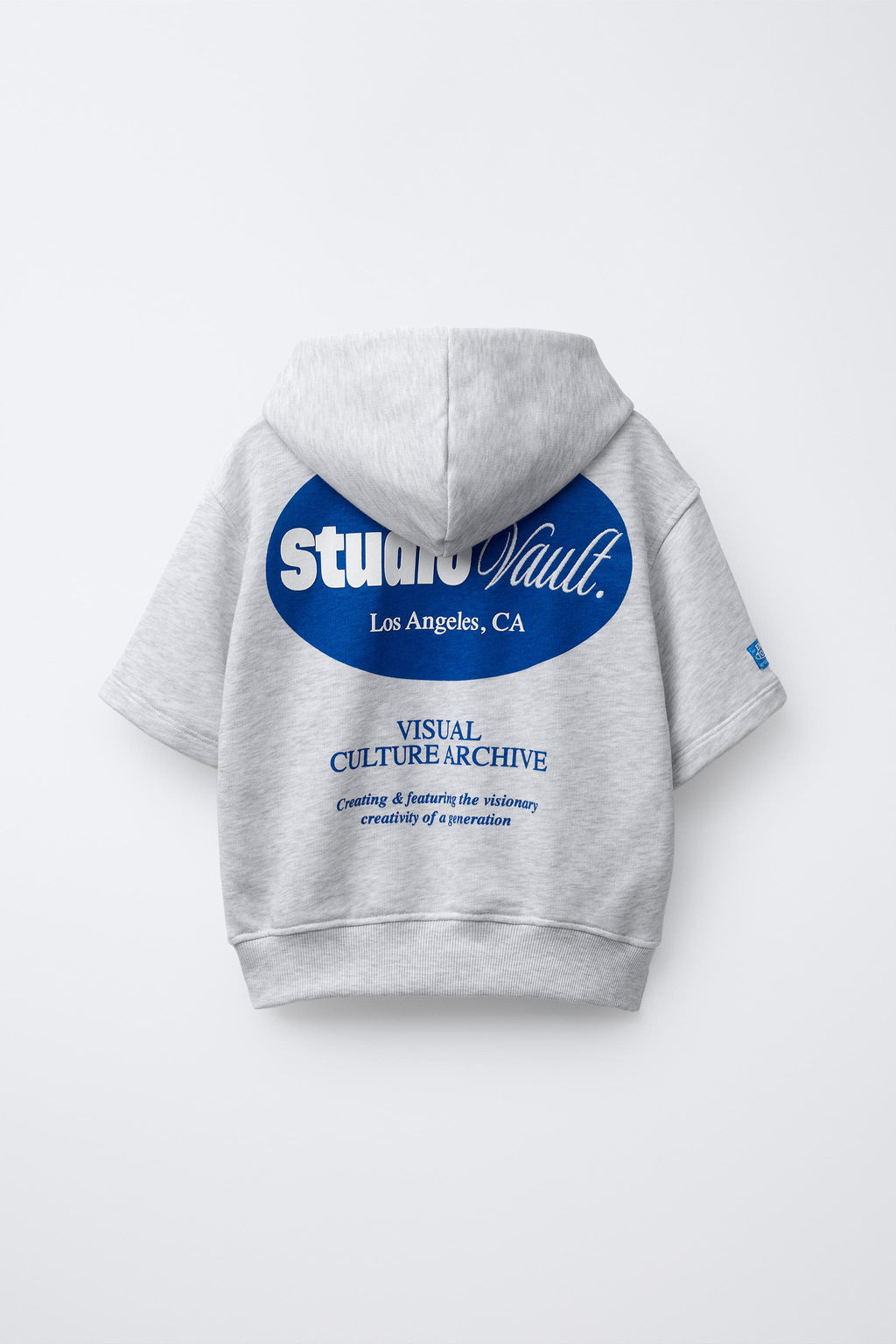 SHORT SLEEVE RAISED SWEATSHIRT - Zara фото 2