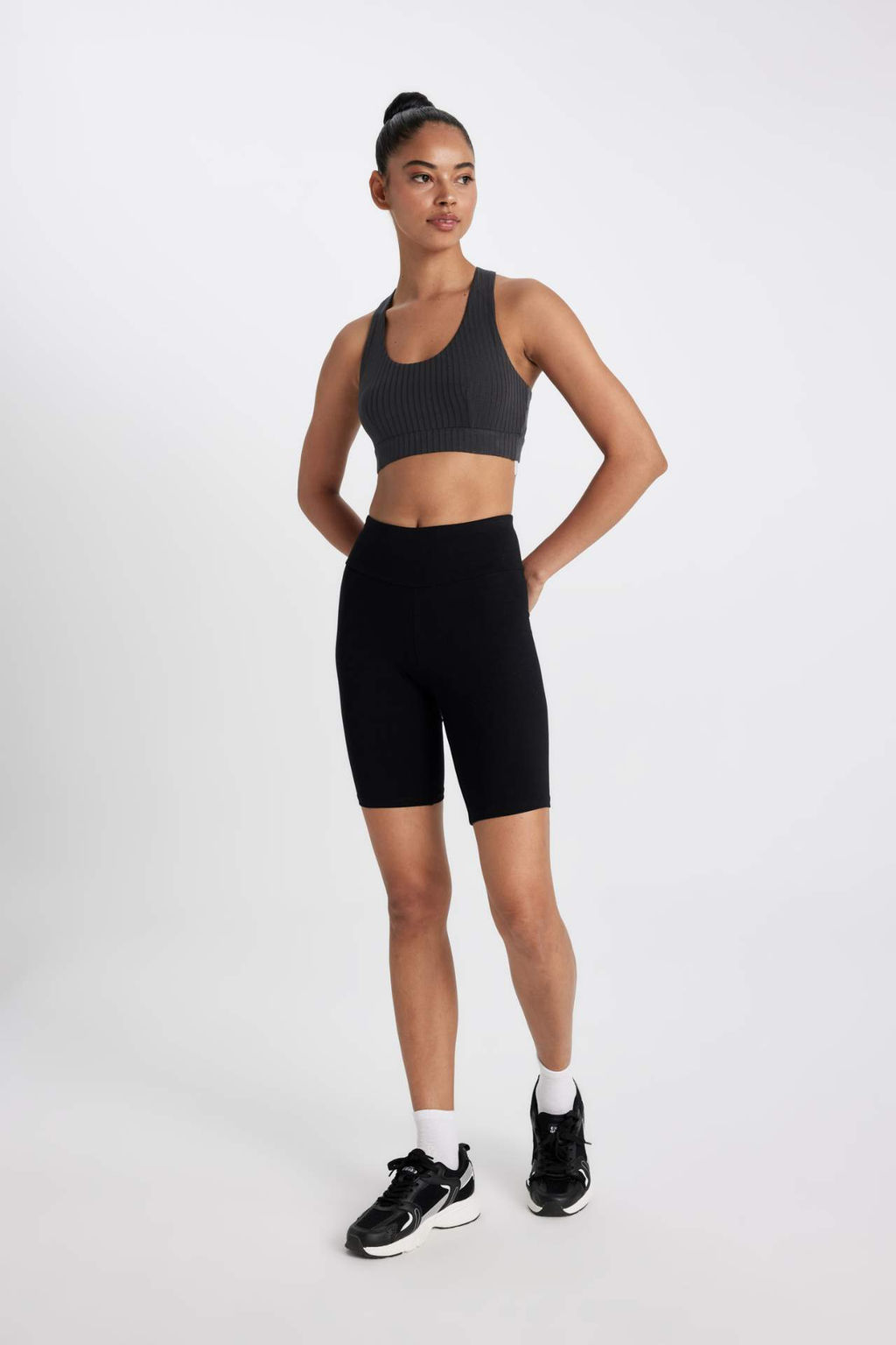 DeFactoFit Biker Beli Saran Sporcu Tayt  фото 2