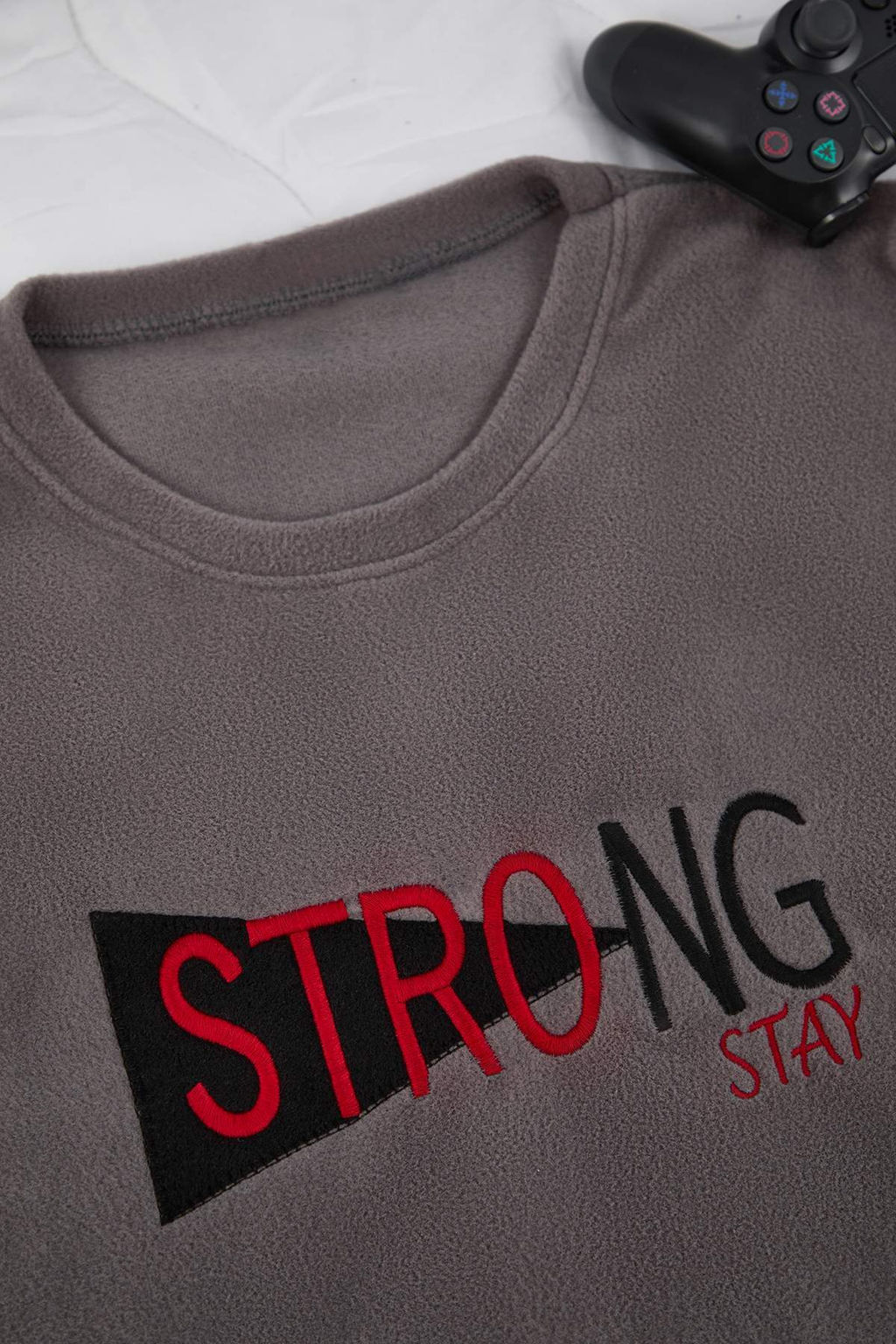 Indigo Regular Kesim Slogan Nak?sl? Polar/K?sl?k Pijama Tak?m? TMNAW26PT00038 - Trendyolmilla фото 8