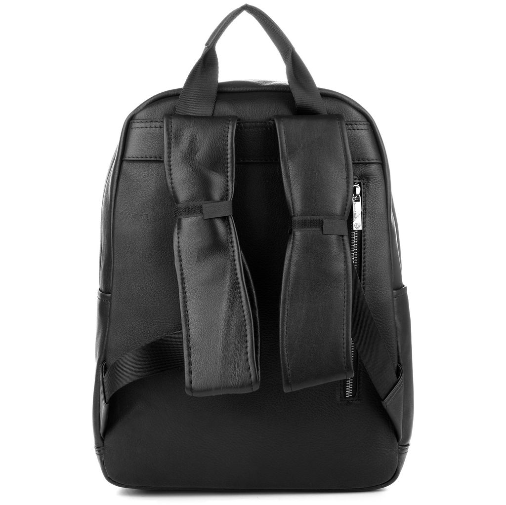 2004-9P black мужской кожаный рюкзак Barcelo Biagi