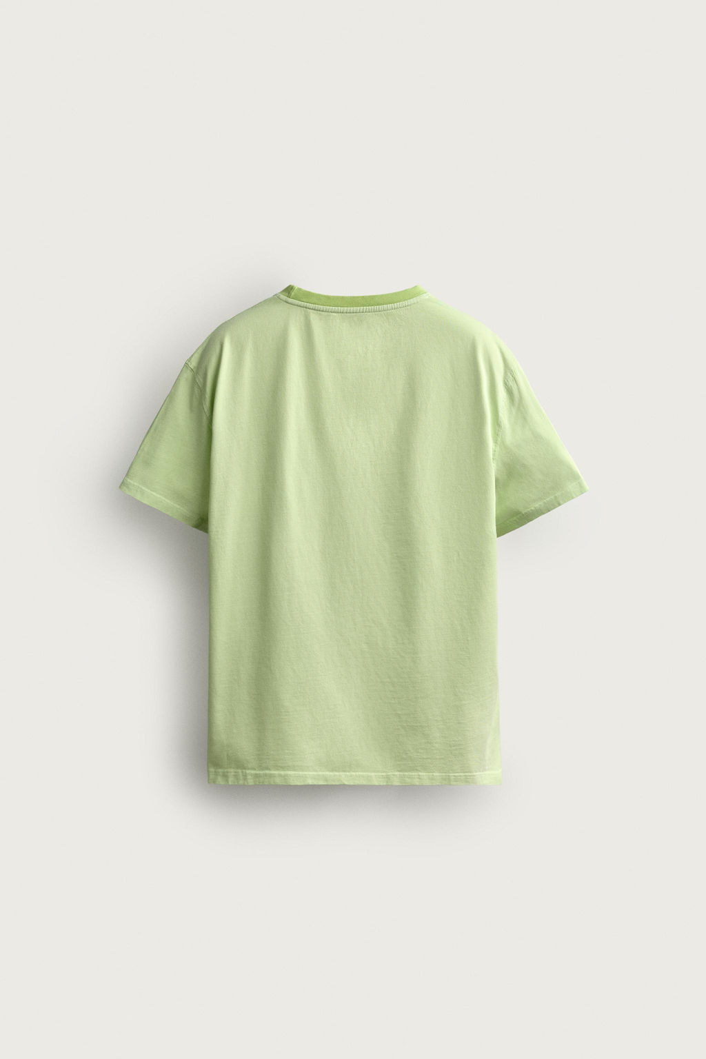 CAMISETA RELAXED FIT CUELLO CONTRASTE / Lima - Zara фото 8