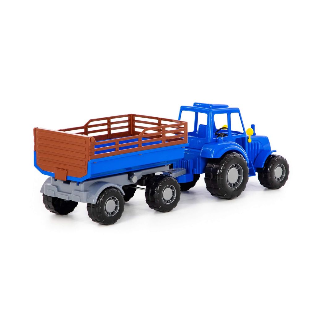 Трактор Алтай (синий) с прицепом №2 (в сеточке) - Полесье фото 4