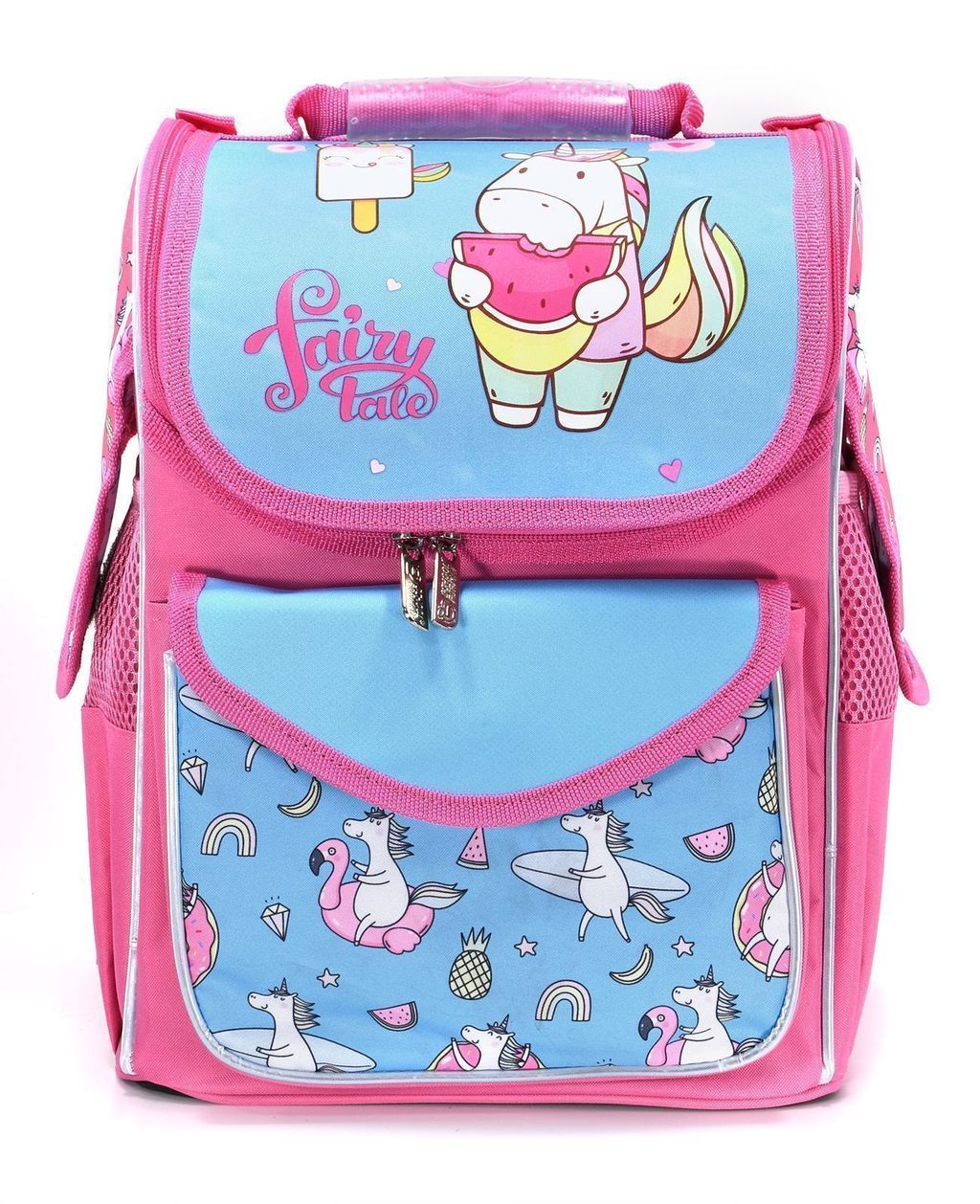 Рюкзак Schoolformat Unicorn, модель BASIC, жесткий каркас, односекционный, 36х26х20 см, 15...