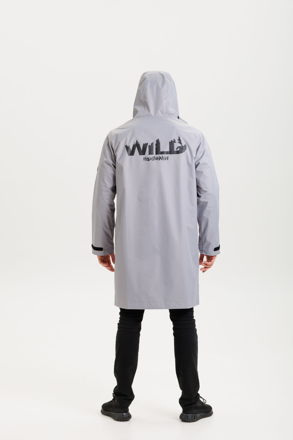 Плащ-дождевик (серый)
