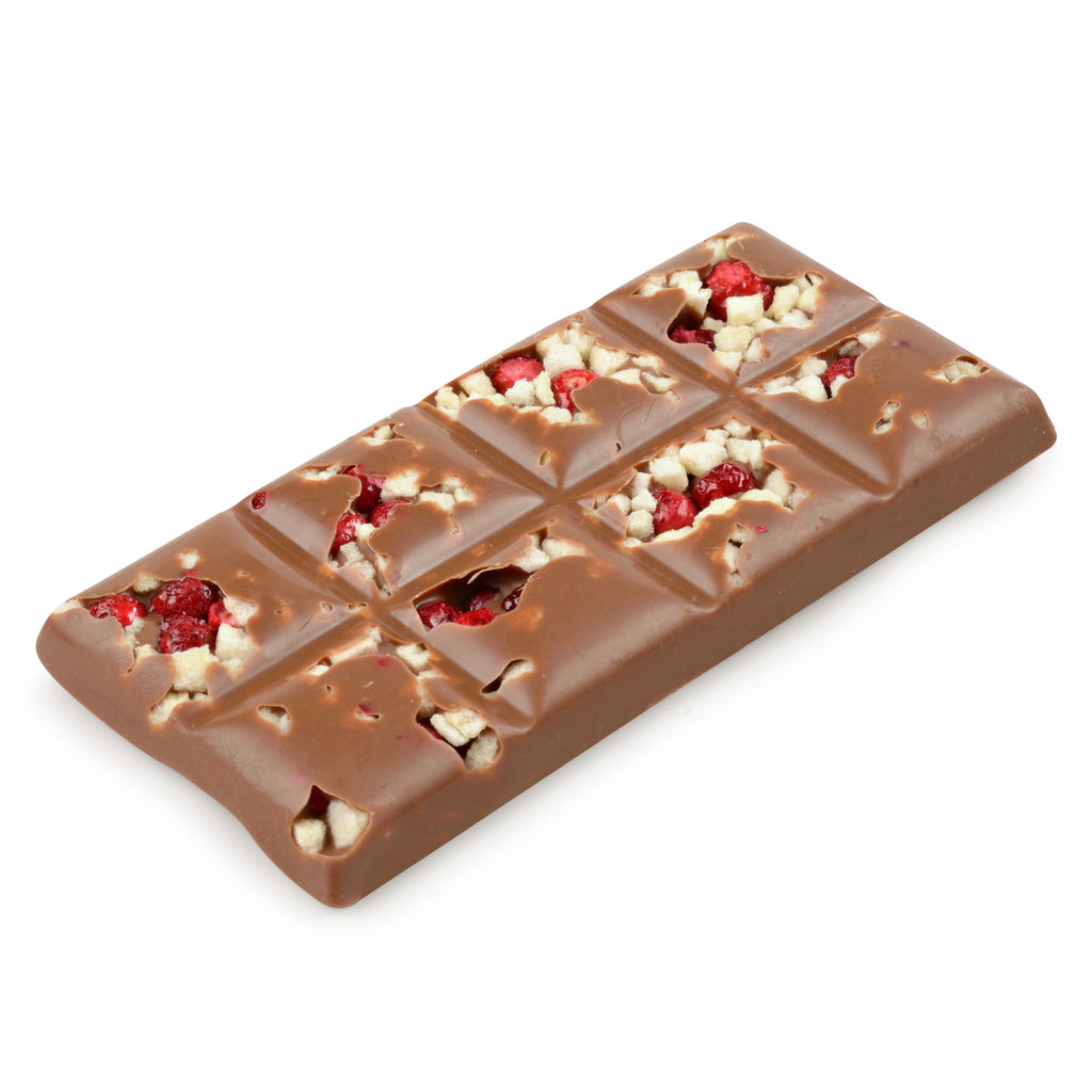 Шоколад молочный Крафтовый микс с брусникой 50 гр - Chokodelika фото 3