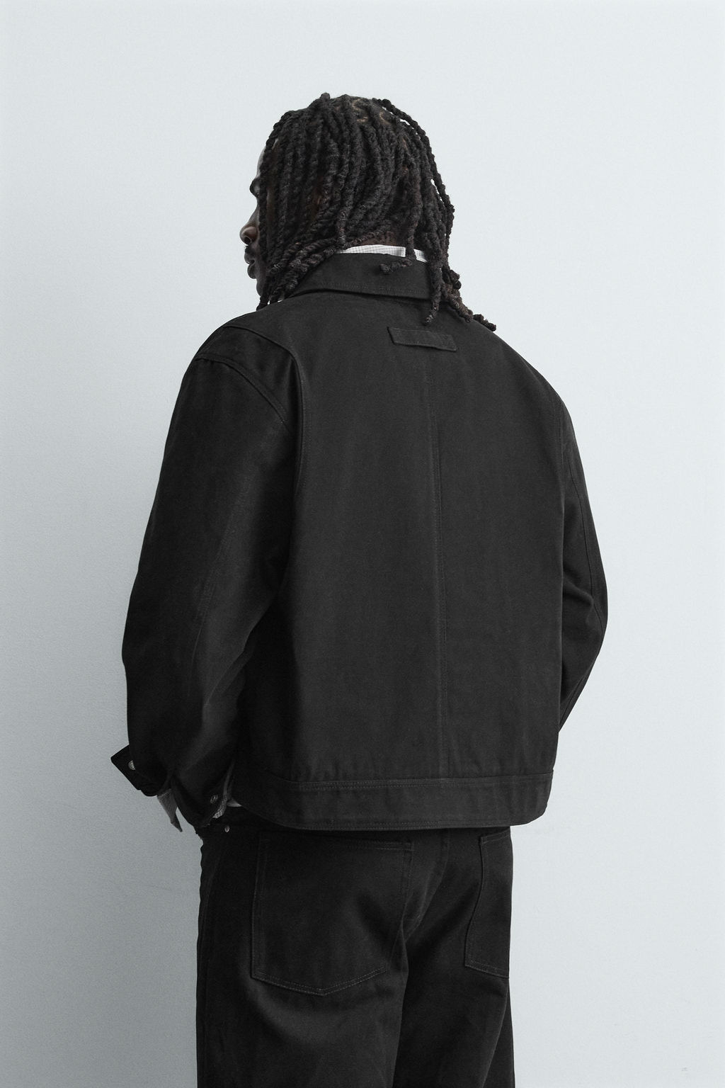 RELAXED FIT FIREMAN CLASP JACKET - Zara фото 3