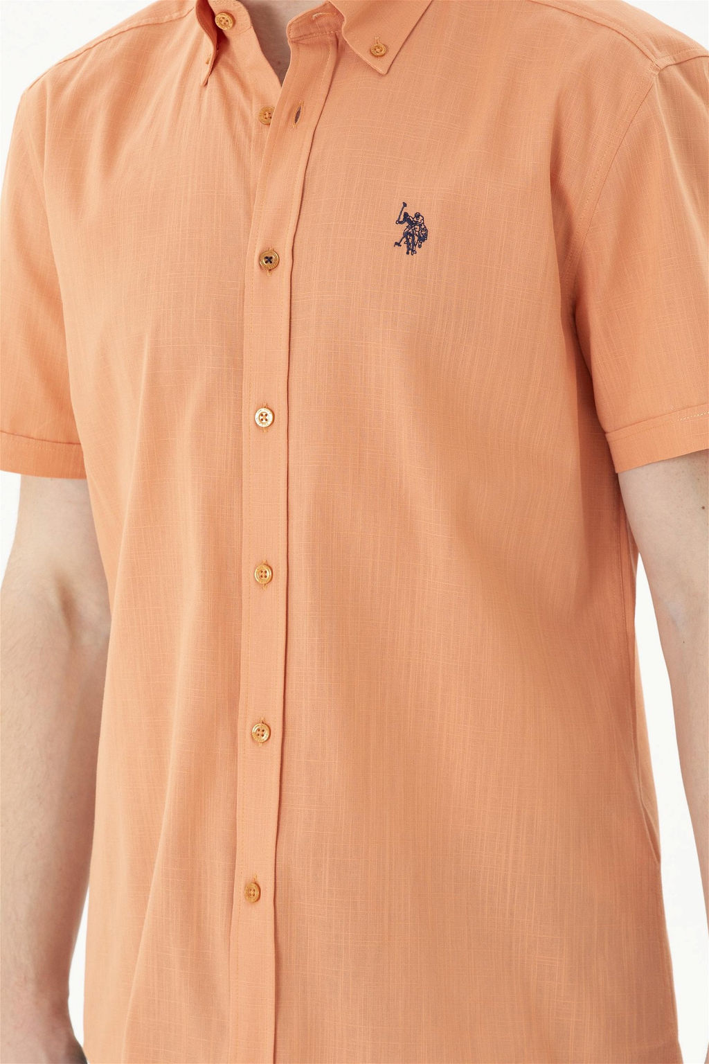 U. S. Polo Assn / Мужская рубашка с коротким рукавом в плитку - U.s. polo assn фото 6