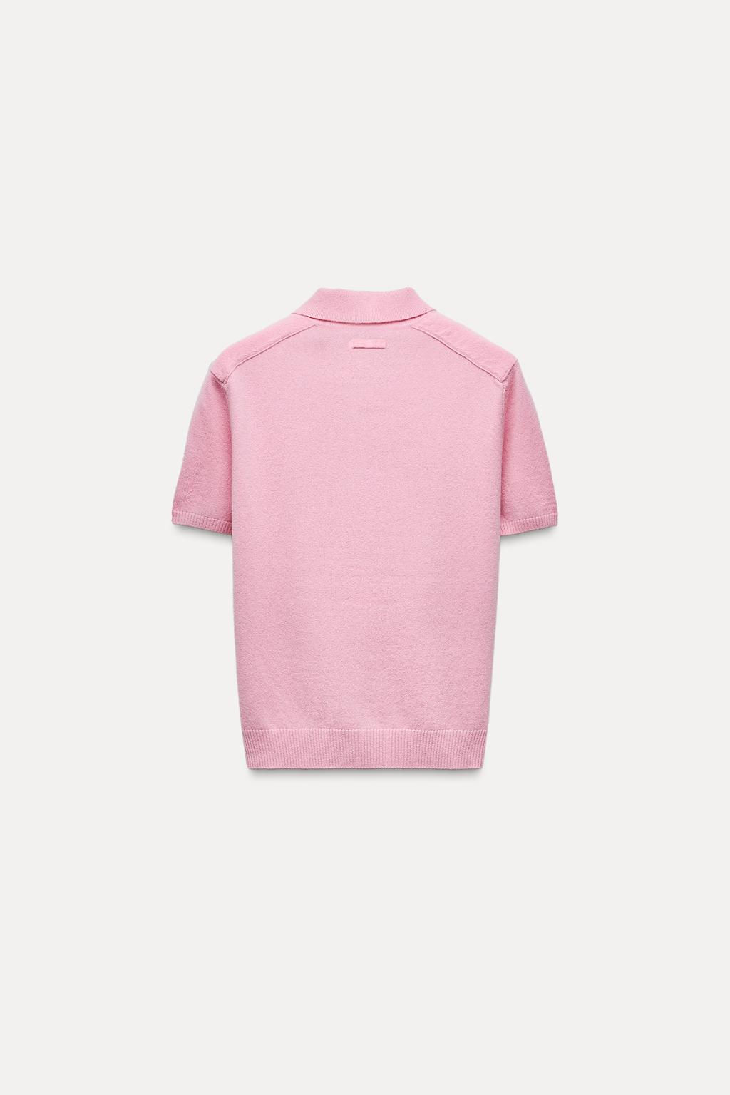 BASIC 100% WOOL POLO SHIRT - Zara фото 8