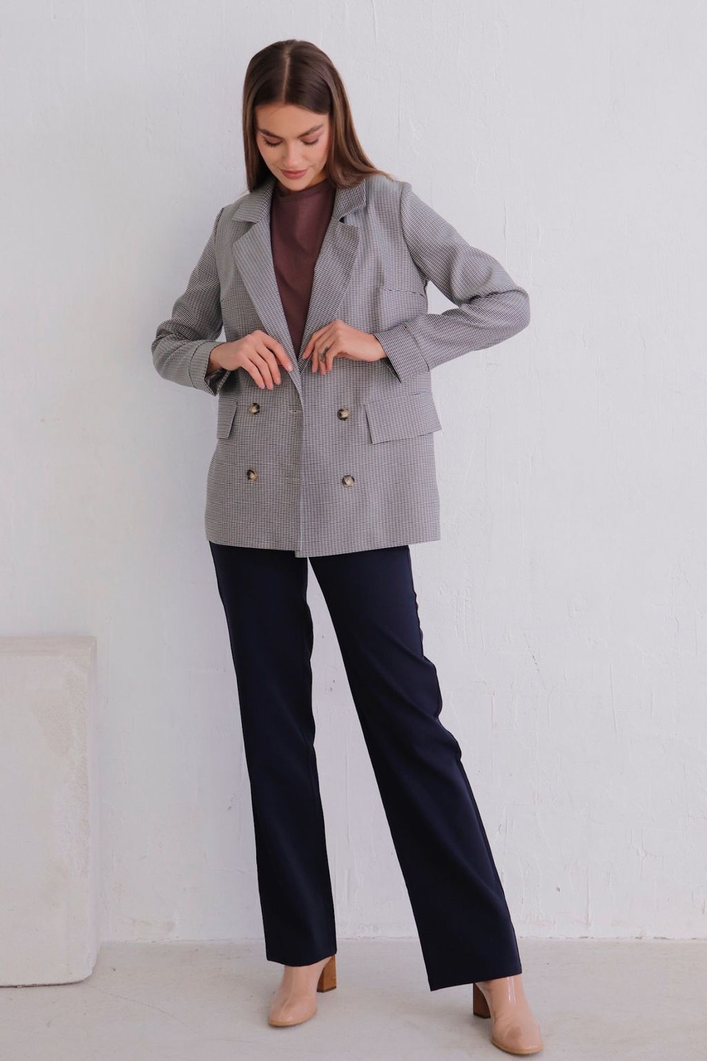 Martichelli Жакет двубортный серый  фото 8