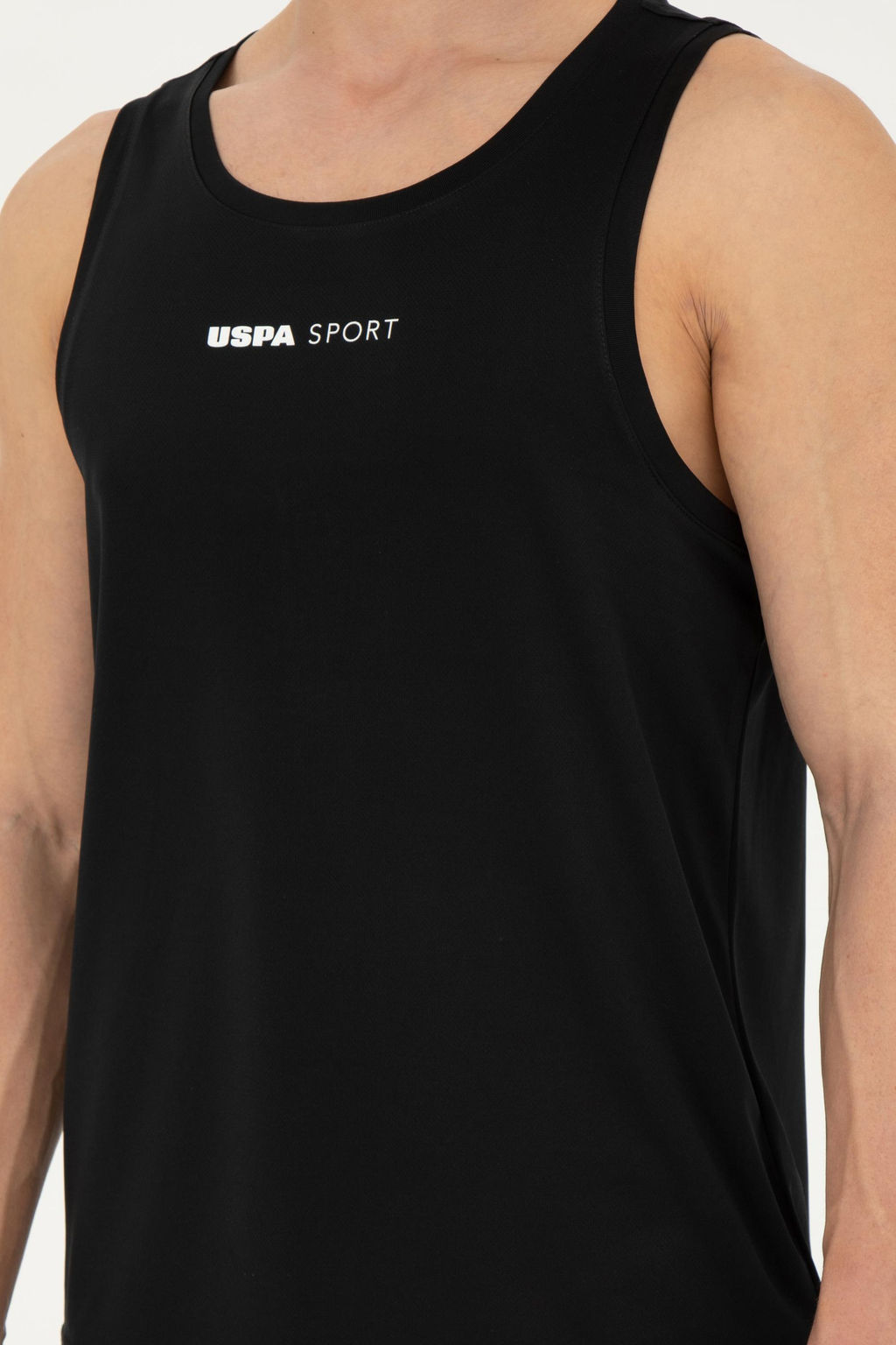 Мужская черная футболка с круглым вырезом - U.s. polo assn фото 13