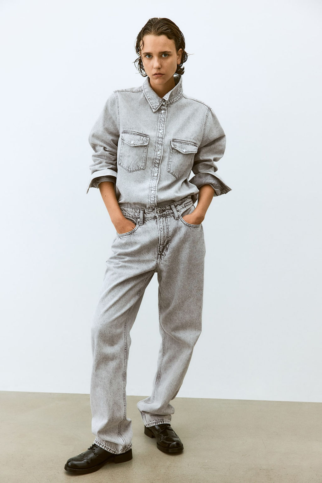 Camisa denim - H&m фото 3