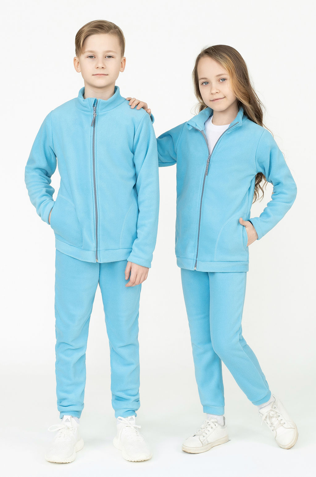 Костюм детский флисовый бирюза