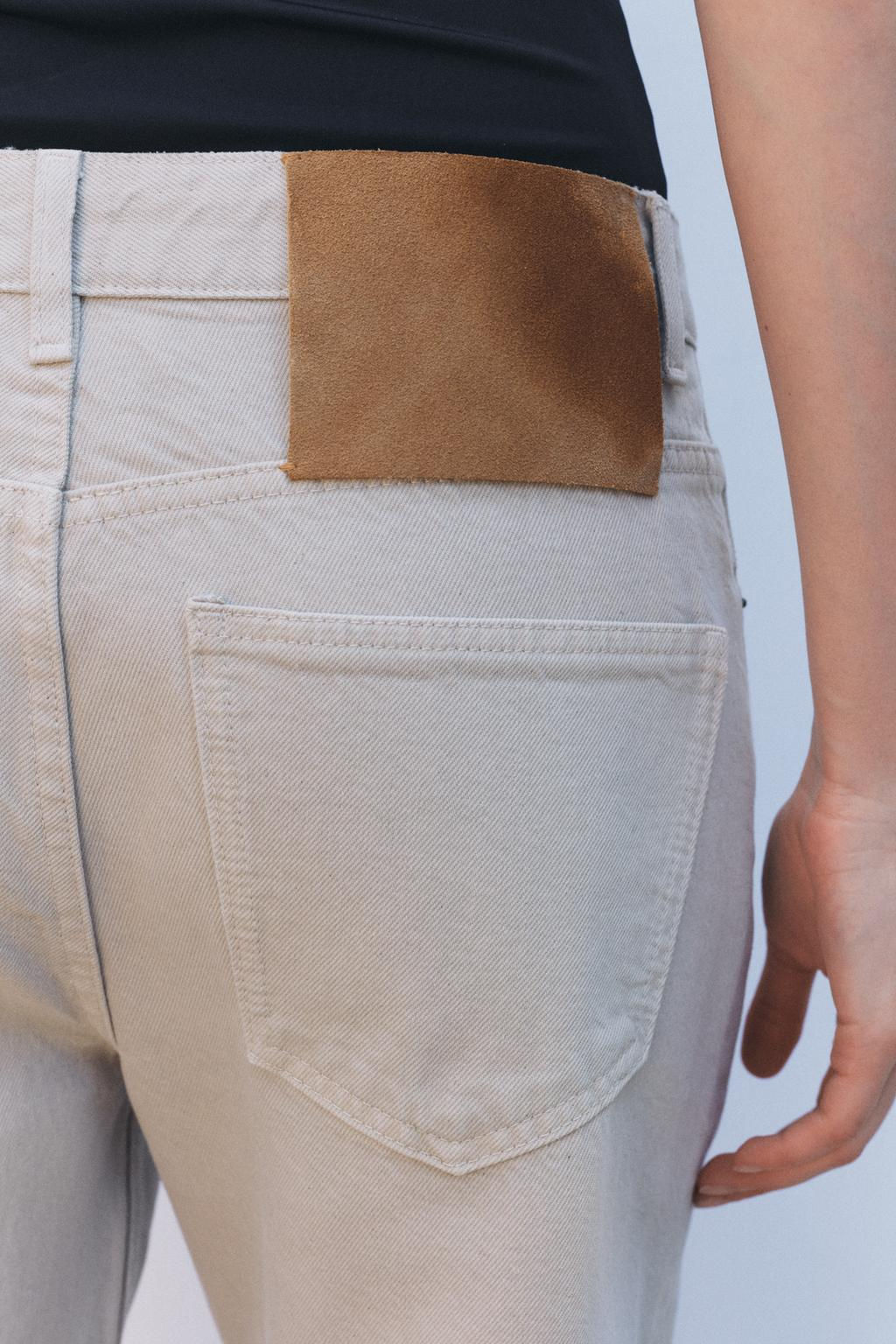 ZW COLLECTION WIDE-LEG MID-RISE JEANS - Zara фото 21