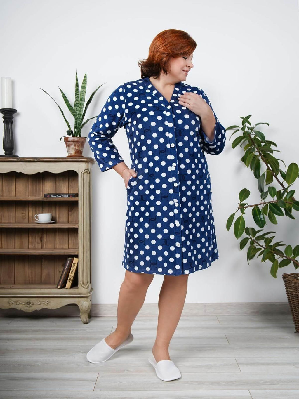 IV-CAPRIZ Коллаж - халат из велюра  фото 12