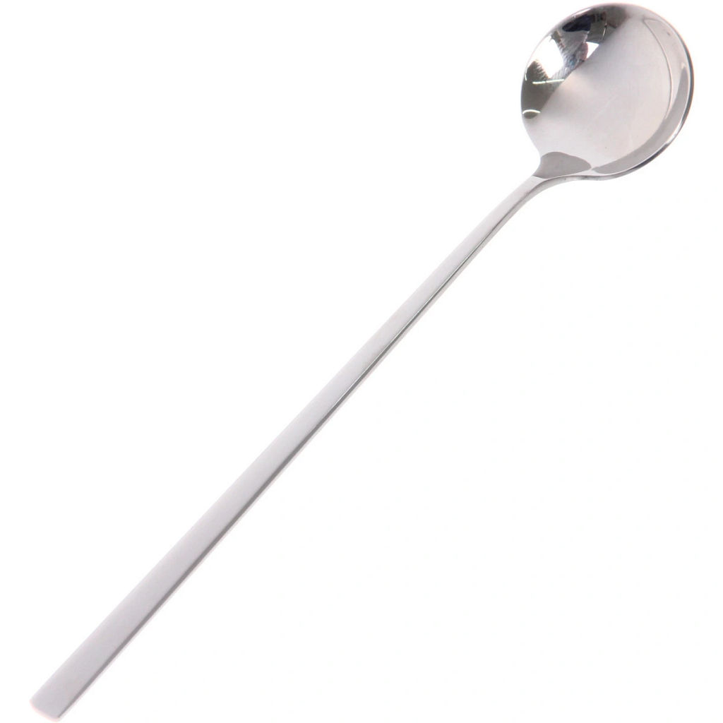 Цена за 2 шт. Ложка чайная с длинной ручкой 20см "SERGIO", цвет серебро