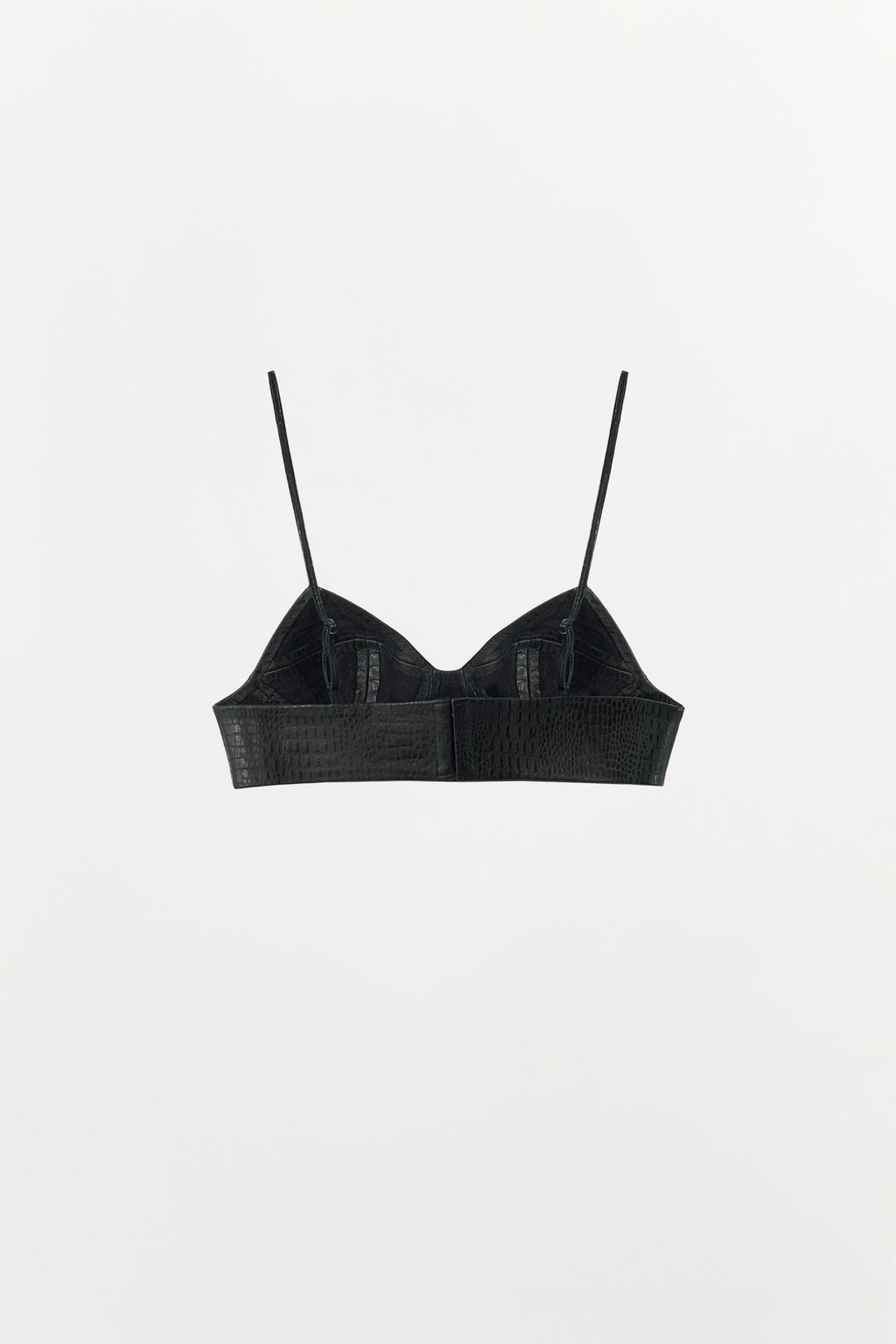 100% LEATHER TOP - Zara фото 13