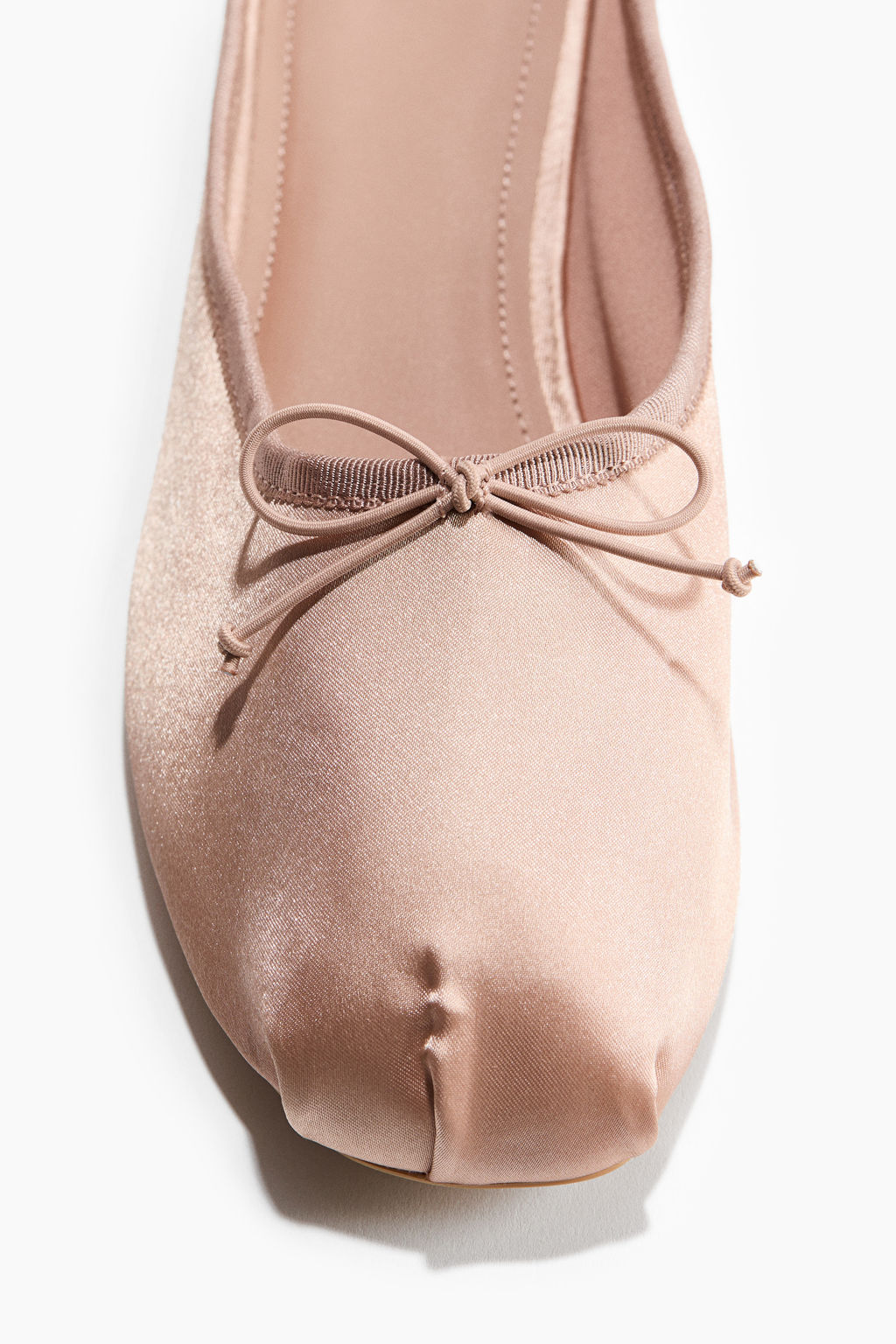 Ballet-inspired satin mules - H&m фото 5