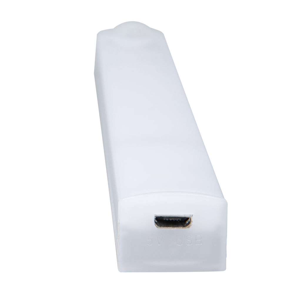 ULM-F60-1W/4000K/RECH SENSOR IP20 WHITE Светильник светодиодный для мебели с сенсором движения и освещенности. Аккумуляторный (в/к). 200мм, 80лм. ТМ Uniel