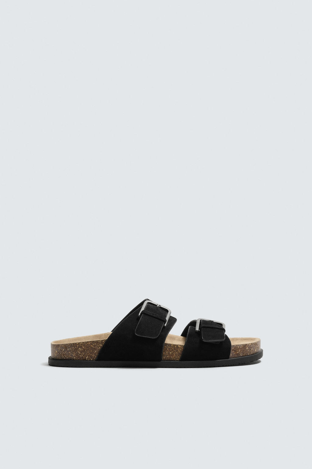 SANDALIA PIEL TIRAS / Negro - Zara фото 4