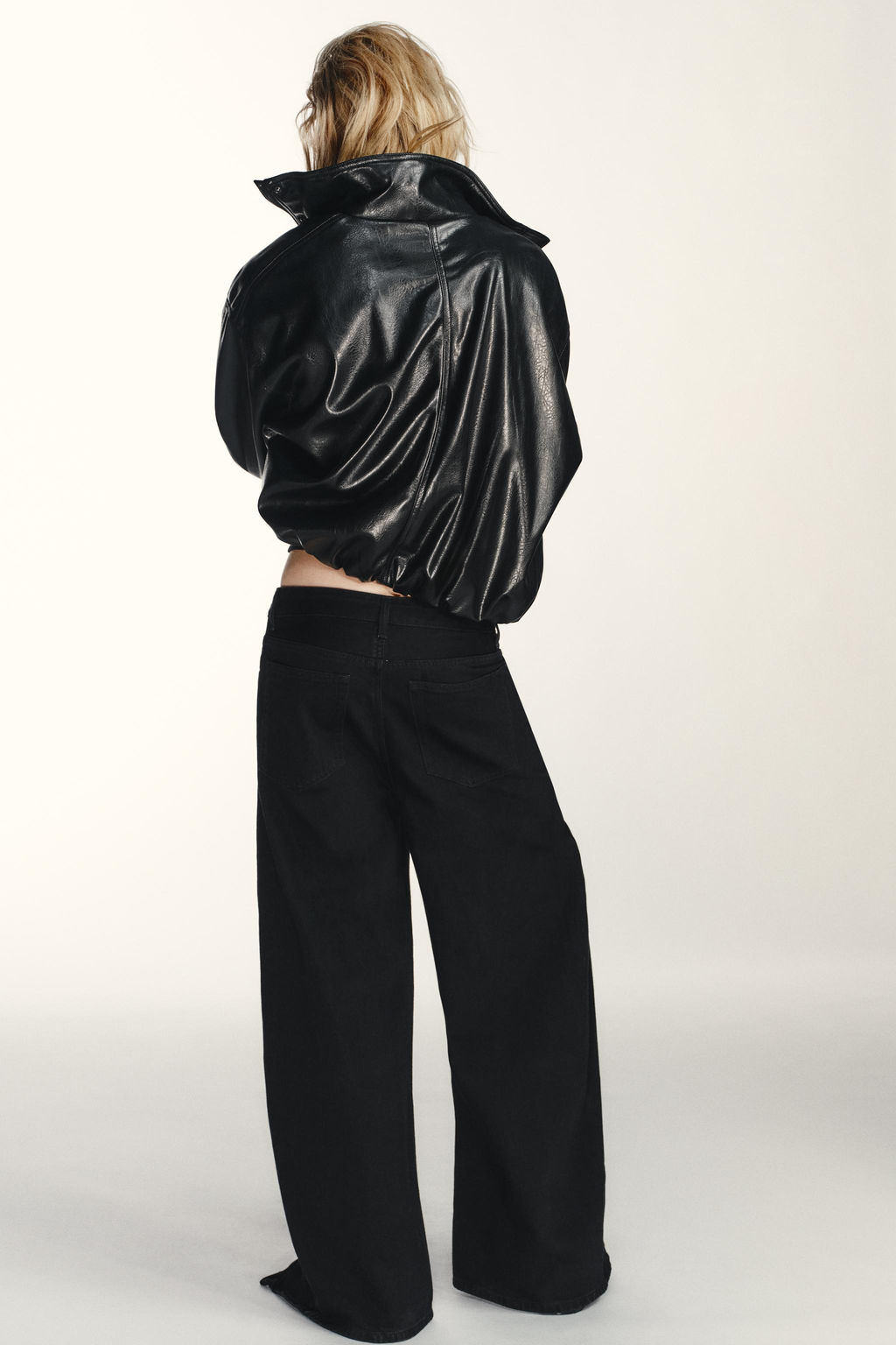 TRF BAGGY JEANS WITH ZIPS - Zara фото 13