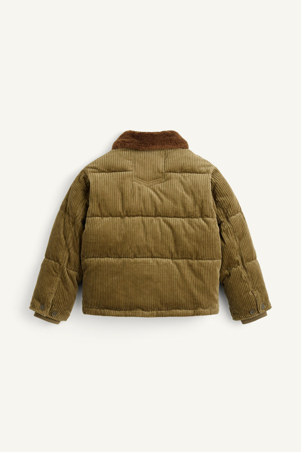 CORDUROY PUFFER COAT - Zara фото 5